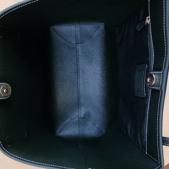 Coach City Tote – Green Monogram Print | Style CF342 - Picture 9 of 13